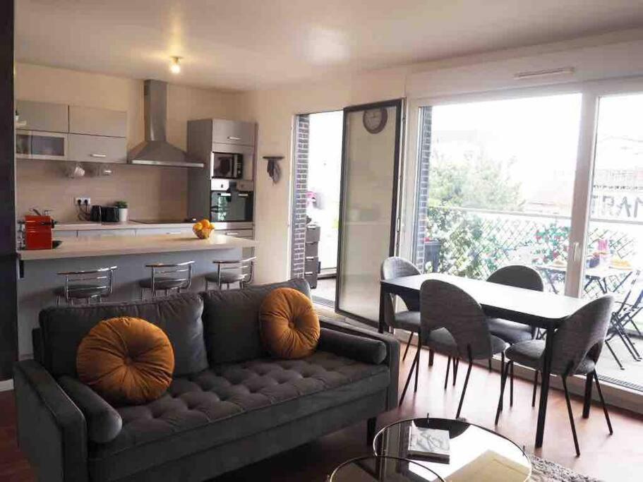 Appartement 80M2, Terrasse Sud, Metro 7 Direction Louvre A 8Minutes, Parking Sous-Sol, Proche Paris-Bercy Ivry-sur-Seine Extérieur photo